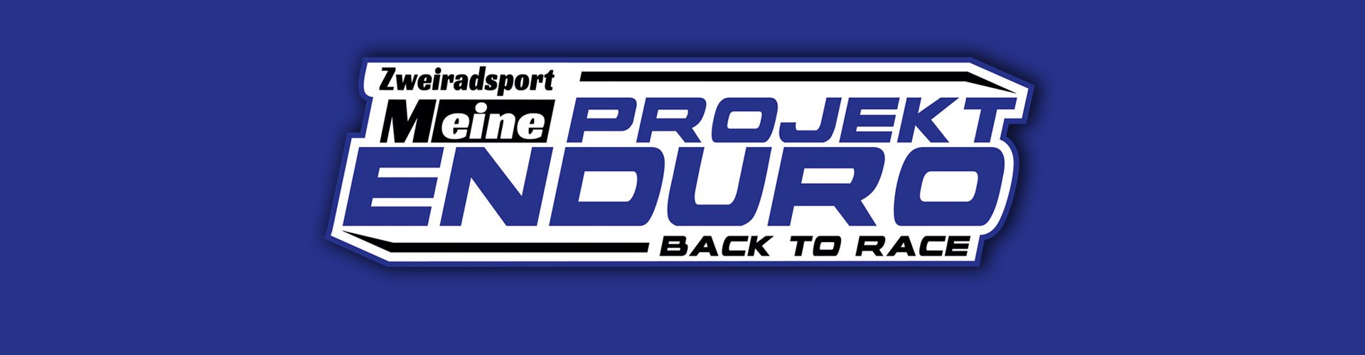 Logo Projekt Enduro Zweiradsport Meine back to race